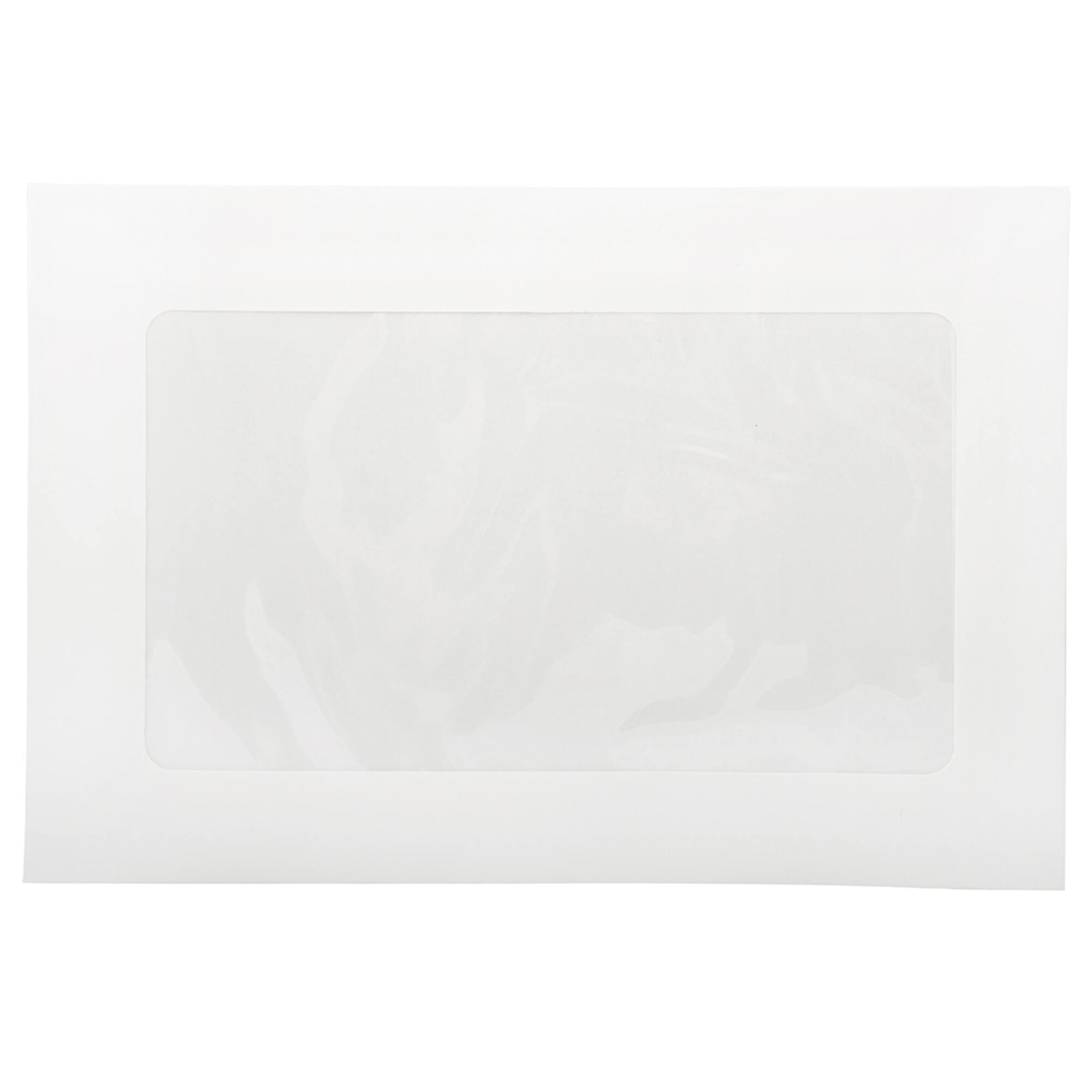 JAM Paper 6" x 9" White Window Display Commercial Envelopes